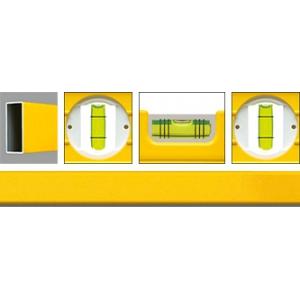 Уровень тип 70-2, 180 см, 2 вертикальных, 1 горизонтальный, точность 0,5 мм/м, STABILA, 14190