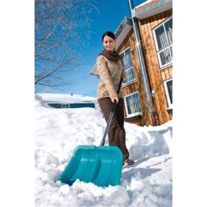 Лопата для уборки снега 40 см, с кромкой из нержавеющей стали, GARDENA, 03242-20.000.00