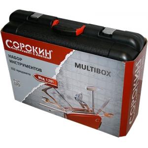Набор инструментов в кейсе Multibox 132 предмета, СОРОКИН, 1.201