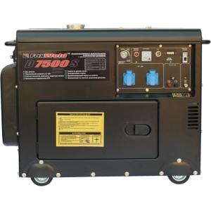 Дизельный генератор в шумозащищенном корпусе, 220В, 5,2-5,7кВт, D7500S, FOXWELD