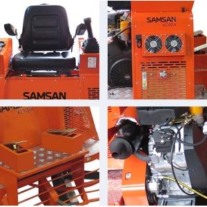 Гидравлическая двухроторная затирочная машина с комплектом транспортировочных колес, SAMSAN, HPT 461