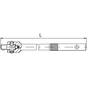 Вороток шарнирный 1/2 х 380 мм 20/1, ДЕЛО ТЕХНИКИ, 628338