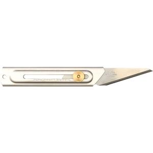 Нож хозяйственный с выдвижным лезвием, корпус и лезвие из нержавеющей стали, 20 мм, OLFA, OL-CK-2