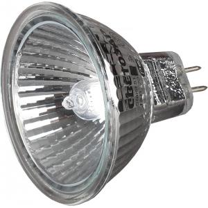 Лампа галогенная с защитным стеклом, алюм. отражатель, цоколь GU5.3, диаметр 51 мм, 20 Вт, 12 В, СВЕТОЗАР, SV-44732