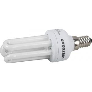 Энергосберегающая лампа "Стержень - 3U" цоколь E14 теплый белый свет 11 Вт СВЕТОЗАР SV-44330-11