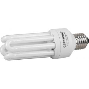 Энергосберегающая лампа "Стержень - 4U" цоколь E27 теплый белый свет 25 Вт СВЕТОЗАР SV-44342-25