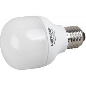 Энергосберегающая лампа "Цилиндр" цоколь E27 теплый белый свет 11 Вт СВЕТОЗАР SV-44482-11