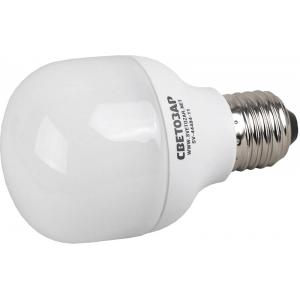 Энергосберегающая лампа "Цилиндр" цоколь E27 дневной белый свет 15 Вт СВЕТОЗАР SV-44484-15