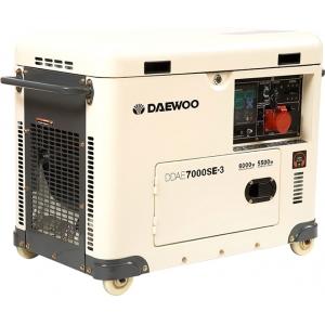 Дизельный генератор 6 кВт, серия MASTER, 3-х фазный, 10 л.с., электрозапуск, кожух, DAEWOO, DDAE7000SE-3