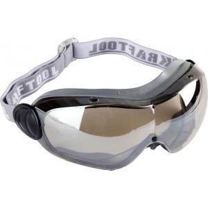 Очки EXPERT защитные с непрямой вентиляцией, с оправой из термопластэластомера, линза поликарбонатная, KRAFTOOL, 11007