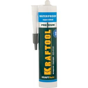Клей монтажный KraftNails Premium KN-915, водостойкий с антисептиком, для ванн и душевых, 310мл, KRAFTOOL, 41345_z01