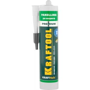 Клей монтажный KraftNails Premium KN-604, для молдингов, панелей и керамики, без растворителей, 310мл, KRAFTOOL, 41349_z01