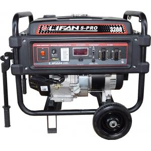 Бензиновый генератор 3,1 кВт, LIFAN S-PRO, SP3200