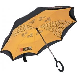 Зонт-трость Soft Touch обратного сложения эргономичная рукоятка с покрытием DENZEL69706