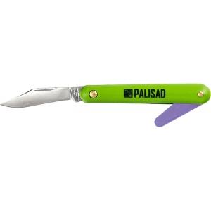 Нож садовый складной окулировочный пластиковая рукоятка пластик расщепитель 185 мм PALISAD 790108