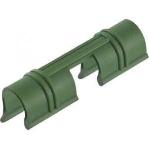 Универсальные зажимы для крепления пленки к каркасу парника d = 12 мм, 20 шт в упаковке, зеленые , PALISAD, 64429