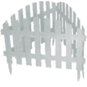 Забор декоративный "Винтаж", 28 х 300 см, белый, PALISAD, 65011