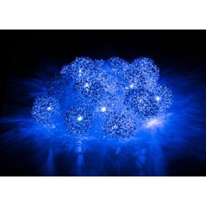 Гирлянда из 20 светящихся шаров из синее свечение 25 м Stern 94102