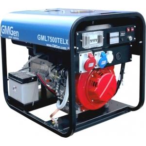 Дизель-генератор 5,8 кВт, 20 л, серия Professional, электрозапуск, 3-х фазный, GMGEN, GML7500TELX