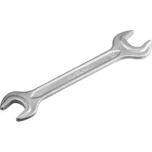 Ключ рожковый, оцинкованный, 19 х 22 мм, СИБИН, 27012-19-22