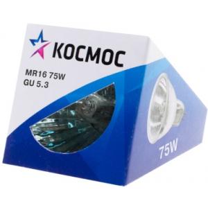 Галогенная лампа рефлектор MR16/ст. GU5.3, 75Вт, 12V, КОСМОС