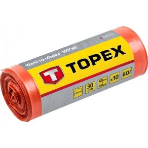 Мешки для отходов 10 шт прочные TOPEX 23B255
