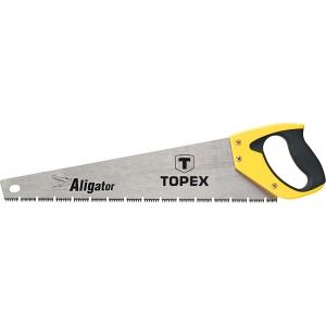 Ножовка по дереву, 450 мм, "Aligator", 7TPI, TOPEX, 10A446