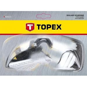 Очки защитные, белые, регулируемые дужки, TOPEX, 82S111