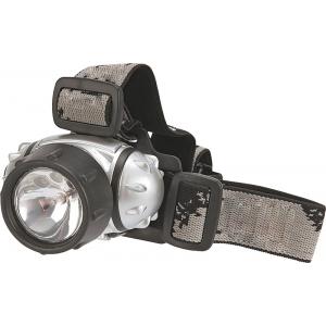 Фонарь налобный, 3 LED + 1 криптоновая лампа, TOPEX, 94W813