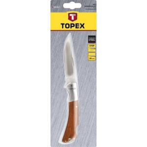 Нож универсальный складной, лезвие 80 мм, TOPEX, 98Z007