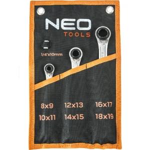 Ключи с трещоткой 4 в 1 3 шт 8 - 19 мм NEO 09-795
