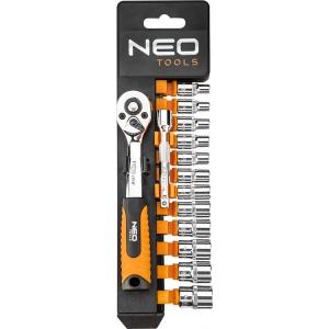 Набор сменных головок 1/4" 14 шт NEO 08-652