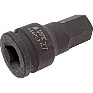 Головка торцевая ударная HEX 3/4" х H27, 88 мм, JTC, JTC-648827