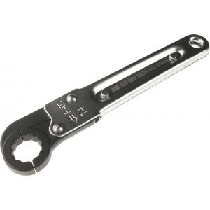 Ключ раскрывающийся с трещоткой двенадцатигранный, 14 мм, 150 мм , JTC, JTC-332514