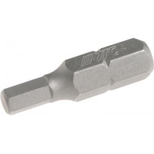 Вставка 1/4"DR шестигранная, 4 х 25 мм, S2, JTC, JTC-1152504