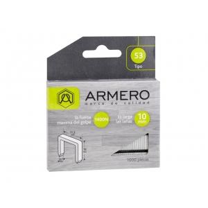 Скобы для степлера тип 53 1000 шт10 мм ARMERO AP12-008