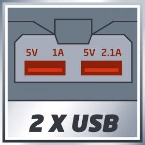 Устройство зарядное TE-CP 18 Li USB EINHELL 4514120