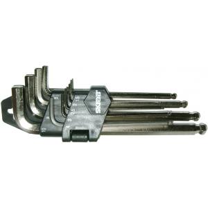 Ключи шестигранные 1-10 мм 9 шт средние SKRAB 44721