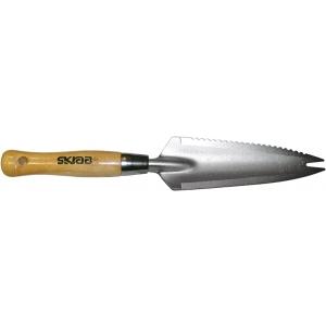 Нож для удаления сорняков 335 мм с деревянной ручкой Cr-MO SKRAB 28080