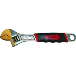Ключ разводной 12" серо-красная ручка SKRAB 23564
