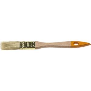 Кисть флейцевая "ПРАКТИК" деревянная ручка натуральная щетина 20 мм DEXX 0100-020_z02