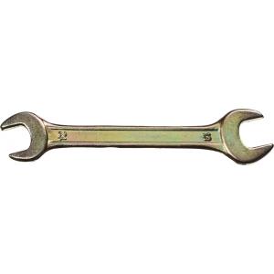 Ключ рожковый гаечный желтый цинк 12 х 13 мм DEXX 27018-12-13