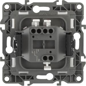 Выключатель 10АХ-250В 12 белый (10/100/3200) ЭРА Б0014621