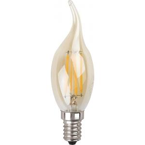 Лампа светодиодная F-LED F-LED BXS-5w-827-E14 gold (10/100/2800) ЭРА Б0027940