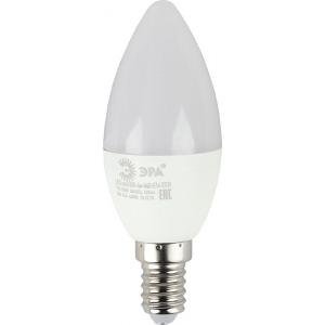Лампа светодиодная LED smd B35-6w-840-E14_eco (10/100/5000) ЭРА Б0020619