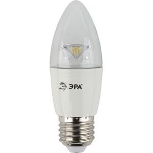 Лампа светодиодная СТАНДАРТ LED smd B35-7w-827-E27-Clear (6/60/2640) ЭРА Б0017237