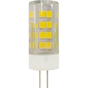 Лампа светодиодная СТАНДАРТ LED smd JC-5w-220V-corn, ceramics-840-G4 (100/1000/30000) ЭРА Б0027858