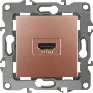 Розетка HDMI Эра12 медь (10/100/3200) ЭРА Б0027489