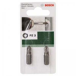 2 БИТЫ 25мм POZIDRIV 3 XH DIY BOSCH 2609255924