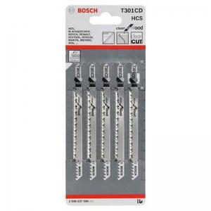 5 ЛОБЗИКОВЫХ ПИЛОК T 301 CD, HCS BOSCH 2608637590